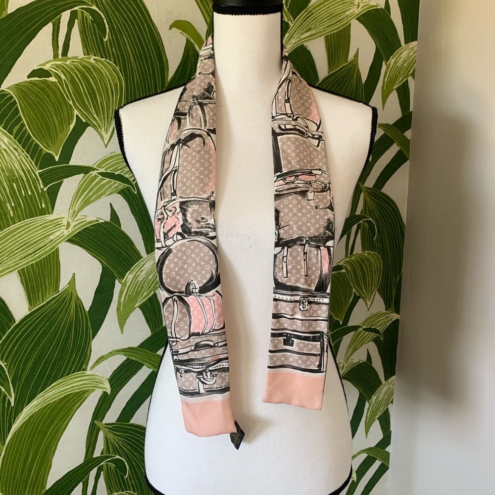 Louis Vuitton small bag handle wrap or head tie